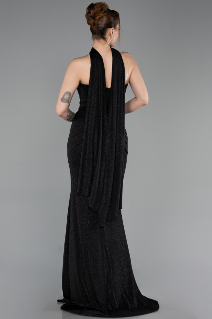 Robe de Soirée Longue Noir ABU6112