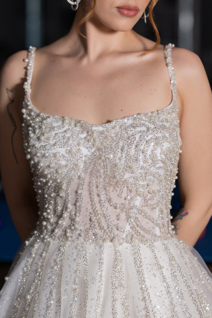 Robes de Mariage Longue Blanc ABG191
