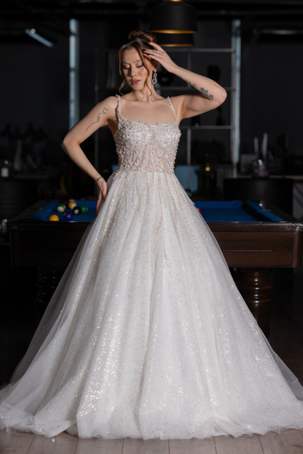 Robes de Mariage Longue Blanc ABG191