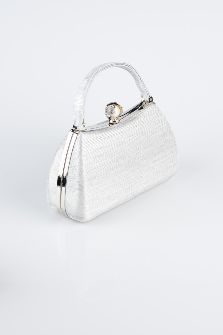 Sac de Soirée Luxe Argent KC752