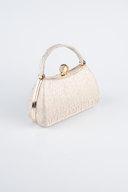 Sac de Soirée Luxe A motifs Or KC752