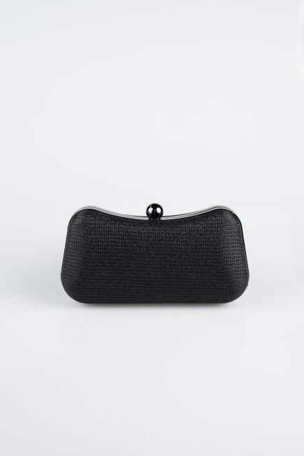 Sac de Soirée Argenté Noir KC249