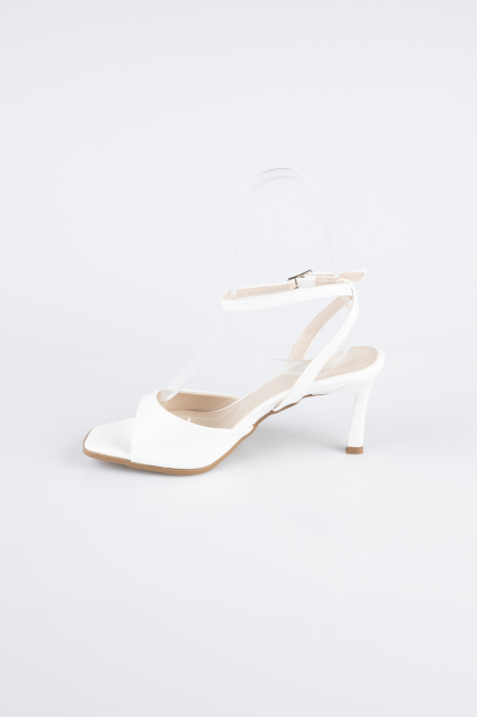 Chaussure de soirée Cuir Verni Blanc AB2113
