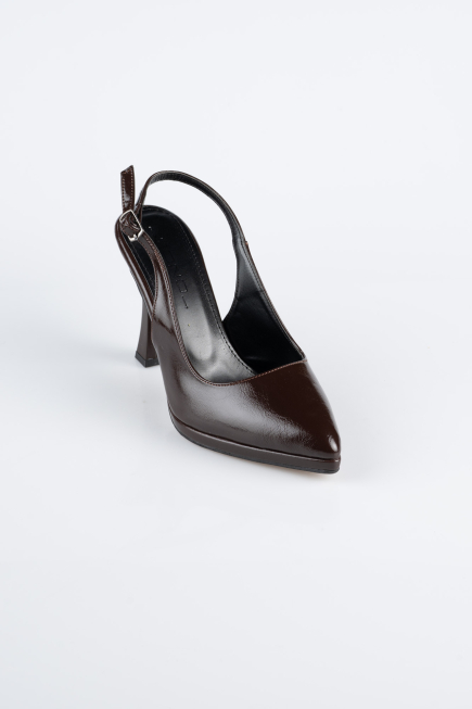 Chaussure de soirée Peau Brun ABC2105