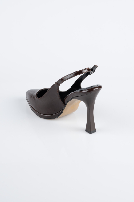 Chaussure de soirée Peau Brun ABC2105