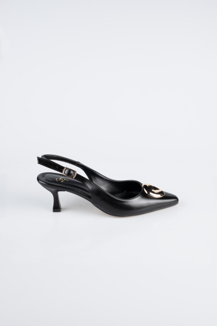 Stiletto Cuir Noir ABD2108