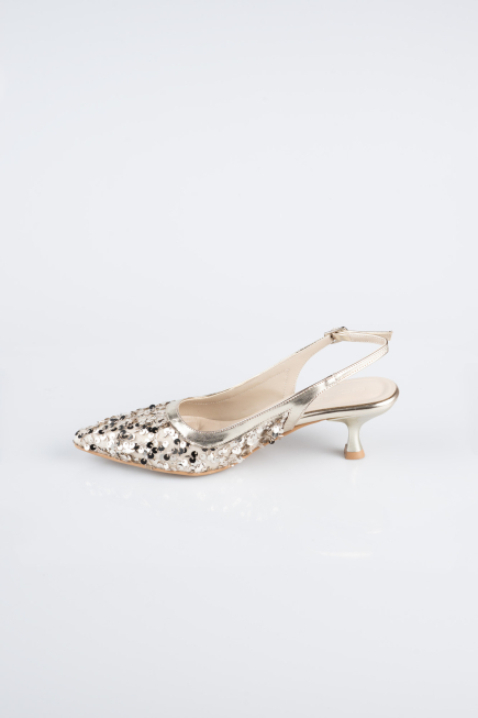 Stiletto Squameuse Or ABP2107
