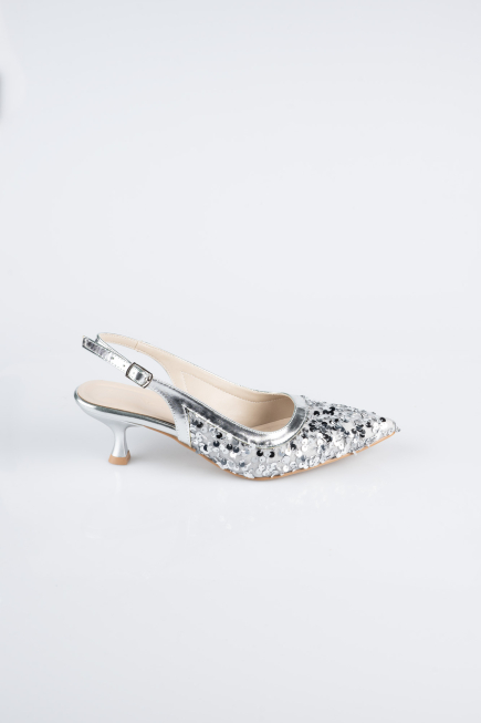 Stiletto Squameuse Argent ABP2107