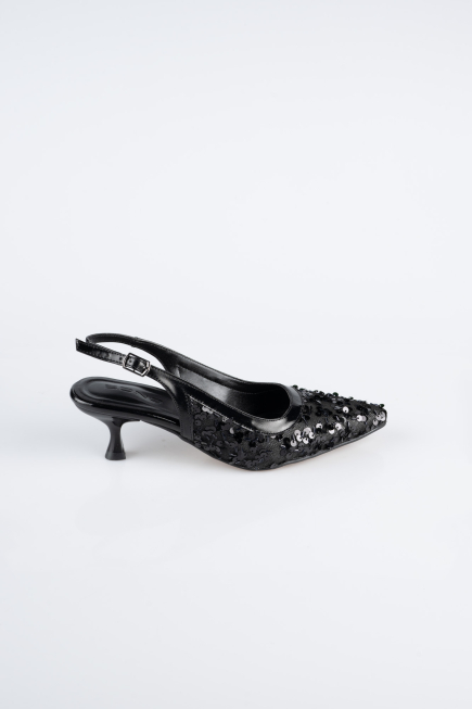 Stiletto Squameuse Noir ABP2107