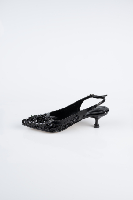 Stiletto Squameuse Noir ABP2107