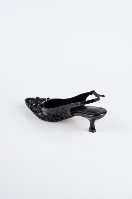 Stiletto Squameuse Noir ABP2107