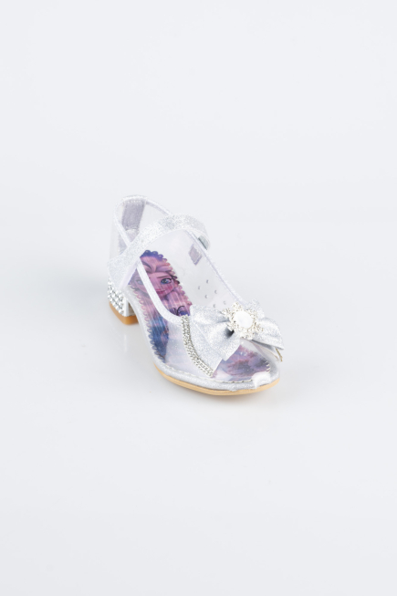 Chaussure D’enfant Peau Argent HR1031