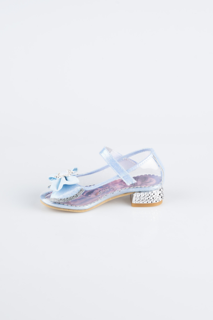Chaussure D’enfant Peau Bleu HR1031