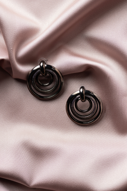 Boucle d'Oreille Platine UKP1199