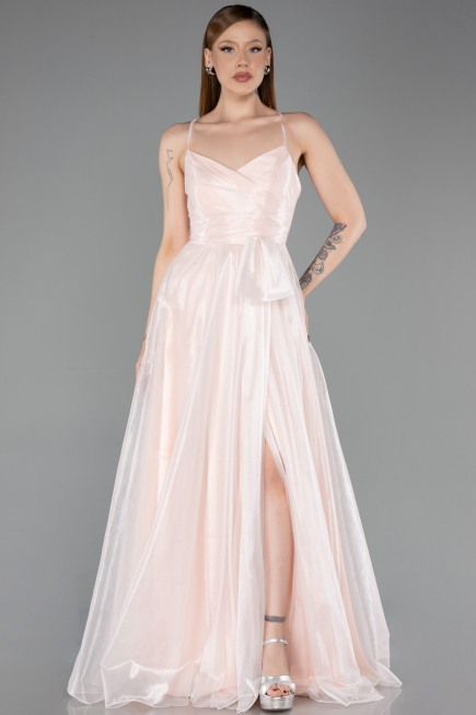Robe de Soirée Longue Poudre ABU6123