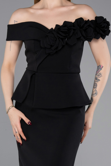 Tenue de Soirée Midi Noir ABK2615
