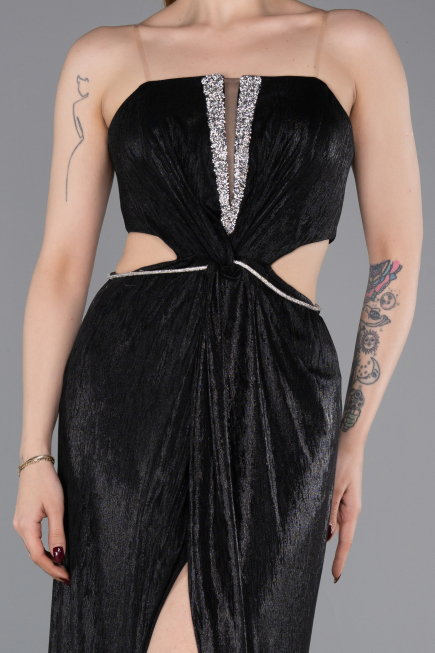 Robe de Soirée Longue Noir ABU6127