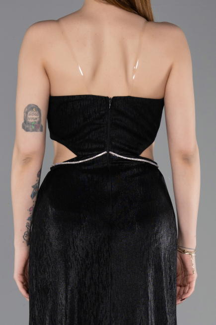 Robe de Soirée Longue Noir ABU6127