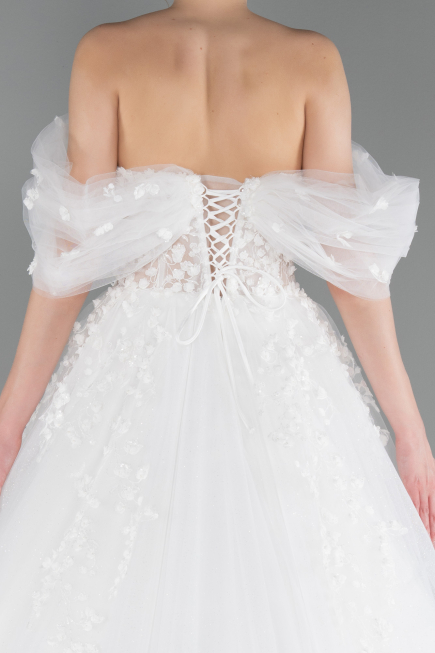 Robes de Mariage Longue Blanc ABG100
