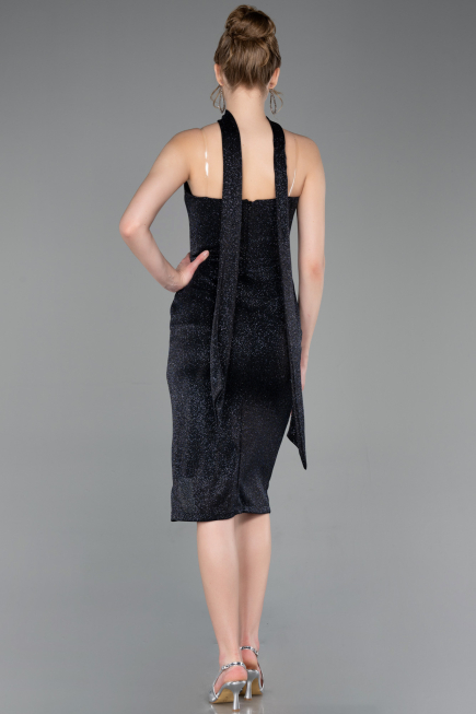 Robe de Cérémonie Midi Bleu Marine ABK2627