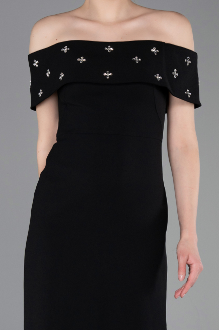 Robe de Soirée Longue Noir ABU6161