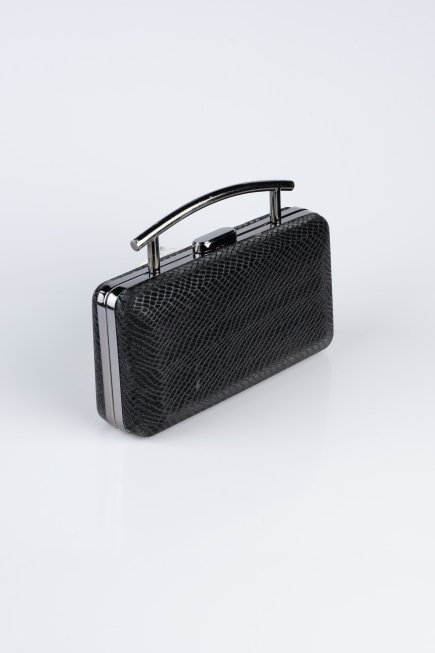 Sac de Soirée A motifs Noir SH861