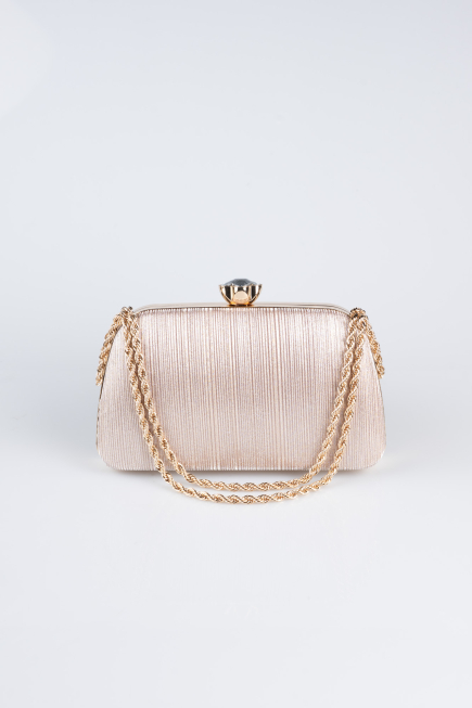 Sac de Soirée Luxe Coupe Au Laser Rose SH860