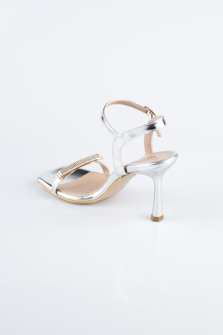 Chaussure de soirée Cuir Argent AB2117
