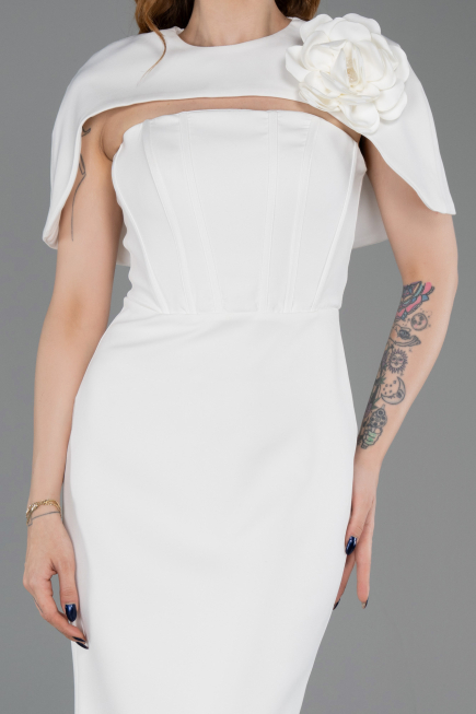 Tenue de Soirée Midi Blanc ABK2628