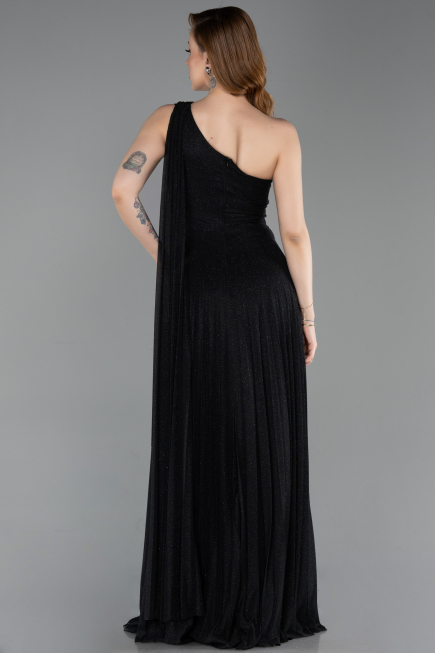 Robe de Soirée Longue Noir ABU6164
