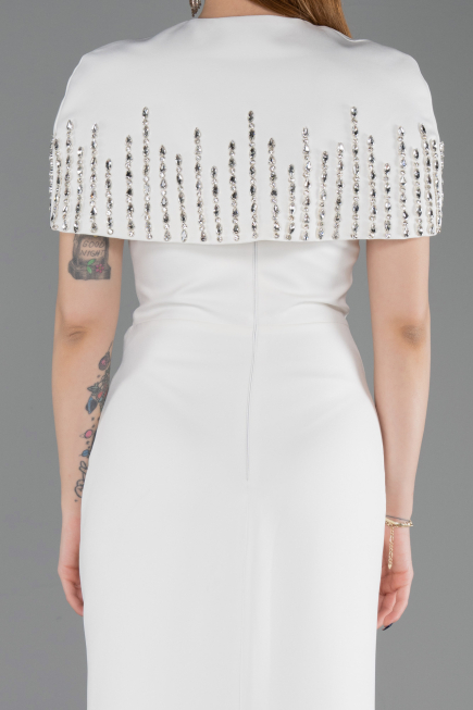 Robe de Soirée Longue Blanc ABU5889