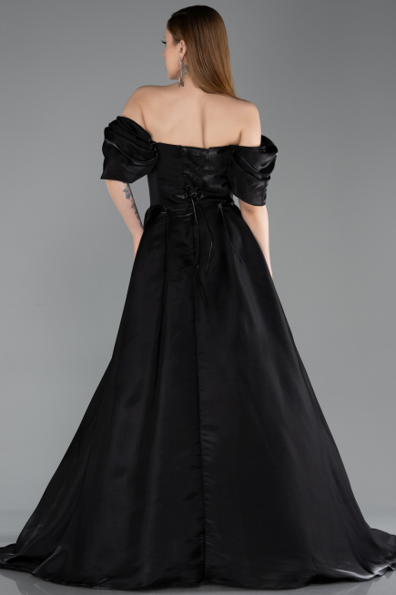 Robe de Soirée Longue Noir ABU6191
