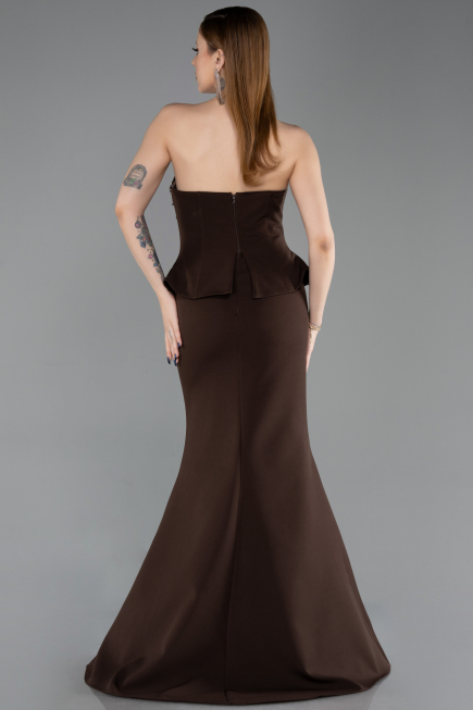 Robe de Soirée Longue Brun ABU6192