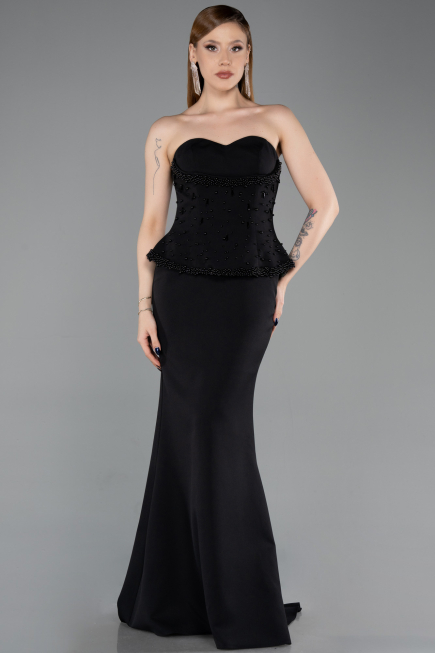 Robe de Soirée Longue Noir ABU6192