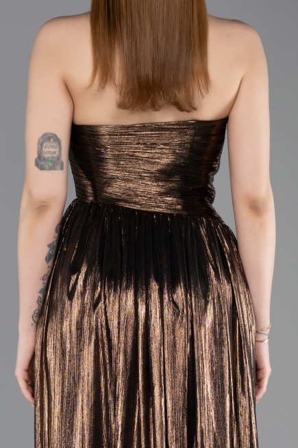 Robe de Soirée Longue Brun ABU6196