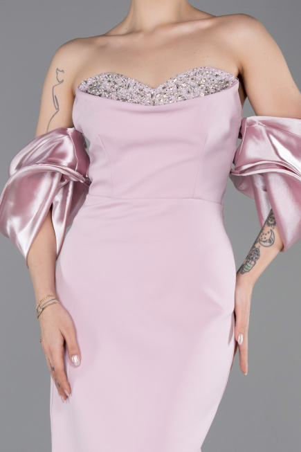Robe de Soirée Longue Poudre ABU6204