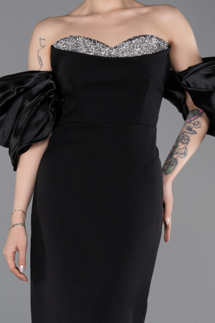Robe de Soirée Longue Noir ABU6204