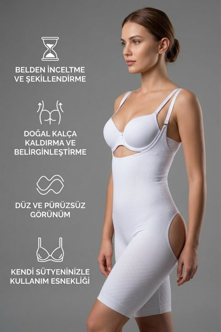 Body Gaine Sculptante Blanc EM2038