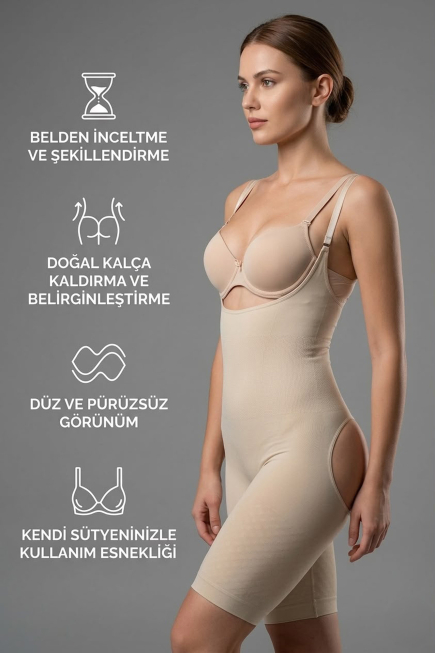 Body Gaine Sculptante Vison EM2038