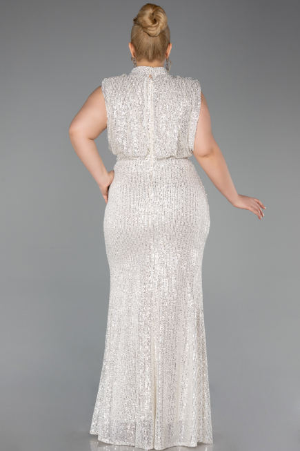 Robe De Soirée Grande Taille Squameuse Longue Vison ABU3115