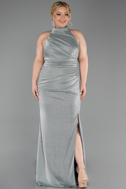 Robe De Soirée Grande Taille Longue Menthe ABU6311