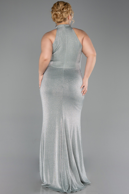 Robe De Soirée Grande Taille Longue Menthe ABU6311