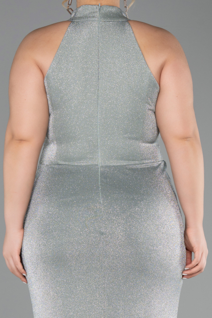Robe De Soirée Grande Taille Longue Menthe ABU6311