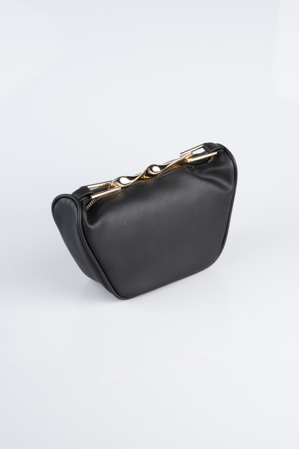 Sac de Soirée Luxe Cuir Noir KC476