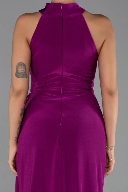 Robe de Soirée Longue Fushia ABU5918