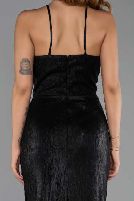 Robe de Soirée Longue Noir ABU6407