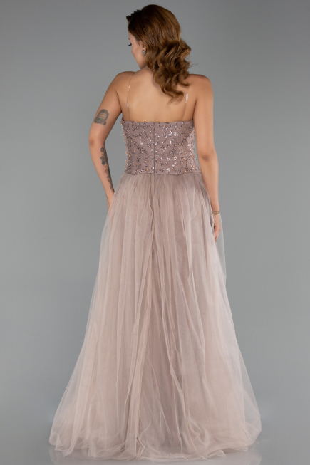 Robe de Soirée Longue Vison ABU6412