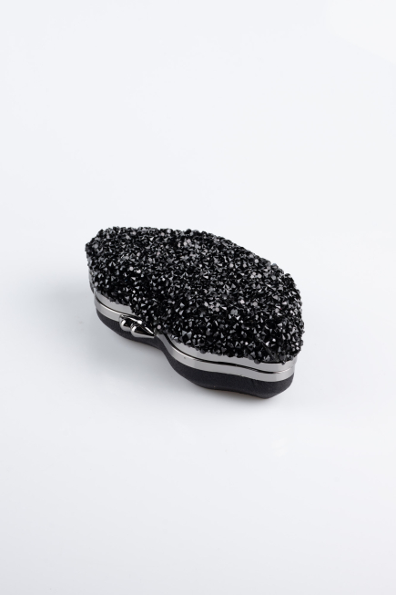Sac de Soirée Luxe Plâtre Noir SH831