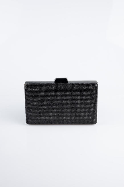 Sac de Soirée Luxe Pierreux Noir SH863