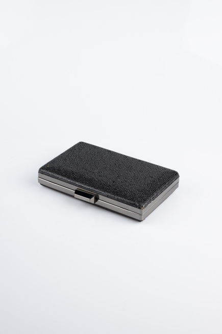 Sac de Soirée Luxe Pierreux Noir SH863